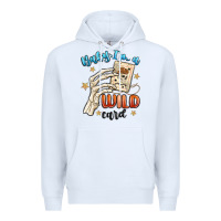 White baby im a wild card Premium Hoodie - MaliasSmallBusiness