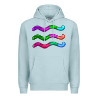 Blue Mist worm jelly Premium Hoodie - AdoDesignShop