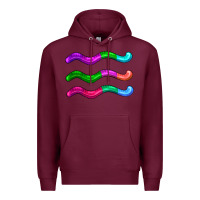 Burgundy worm jelly Premium Hoodie - AdoDesignShop