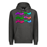 Charcoal Heather worm jelly Premium Hoodie - AdoDesignShop