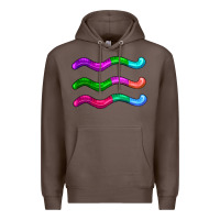 Coffee worm jelly Premium Hoodie - AdoDesignShop