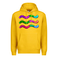 Lemon worm jelly Premium Hoodie - AdoDesignShop