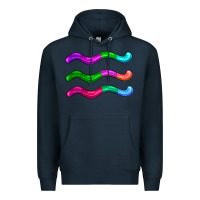 Navy worm jelly Premium Hoodie - AdoDesignShop