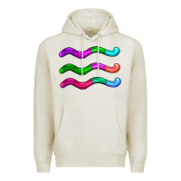 Oatmeal Heather worm jelly Premium Hoodie - AdoDesignShop