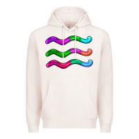 Pale Pink worm jelly Premium Hoodie - AdoDesignShop