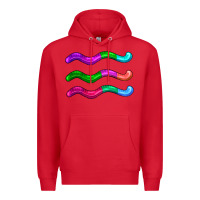 Red worm jelly Premium Hoodie - AdoDesignShop