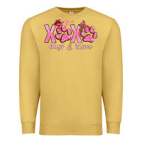 Antique Gold xoxo hugs and kisses paws Premium Sweatshirt - NancyCooperArtShop