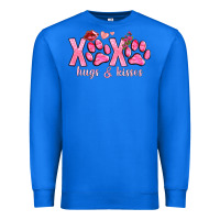 True Royal xoxo hugs and kisses paws Premium Sweatshirt - NancyCooperArtShop