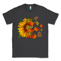 Smoke sunflower and autumn leaves Classic Tee - HRA Design Shop