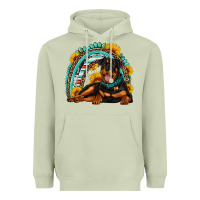Matcha Rottweiler  rainbow Heavyweight Hoodie - Artiststas