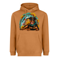 Meerkat Rottweiler  rainbow Heavyweight Hoodie - Artiststas