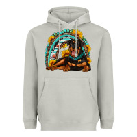 Moon Dust Rottweiler  rainbow Heavyweight Hoodie - Artiststas