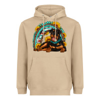 Mushroom Rottweiler  rainbow Heavyweight Hoodie - Artiststas