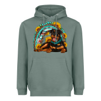 Sage Rottweiler  rainbow Heavyweight Hoodie - Artiststas