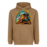 Toasted Coconut Rottweiler  rainbow Heavyweight Hoodie - Artiststas