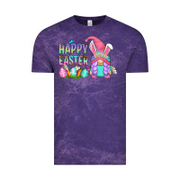 Cloud Purple happy easter gnomes Vintage Tee - Zillion Design Studio