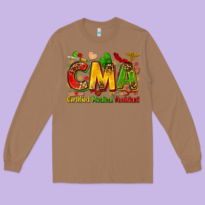 Certified Medical Assistant Juneteenth Long Sleeve Tee Designed By Zillion Design Studio