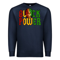 Navy Juneteenth Lion King Black Power Premium Sweatshirt - LillyAllenDesigns