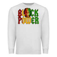 Oatmeal Heather Juneteenth Lion King Black Power Premium Sweatshirt - LillyAllenDesigns