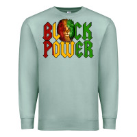 Seafoam Juneteenth Lion King Black Power Premium Sweatshirt - LillyAllenDesigns