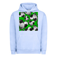 Pigment Grape Ice soccer hearts seamless pattern Urban Hoodie - BundleAndBundleShop