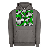 Pigment Tornado soccer hearts seamless pattern Urban Hoodie - BundleAndBundleShop