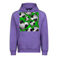 Tulip soccer hearts seamless pattern Urban Hoodie - BundleAndBundleShop