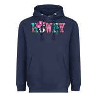 Navy valentines day howdy and heart gift Heavyweight Hoodie - AdoDesignShop