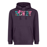 Plum valentines day howdy and heart gift Heavyweight Hoodie - AdoDesignShop