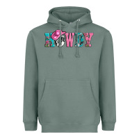 Sage valentines day howdy and heart gift Heavyweight Hoodie - AdoDesignShop
