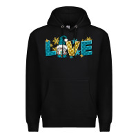 Black love winter gnome Premium Hoodie - NancyCooperArtShop