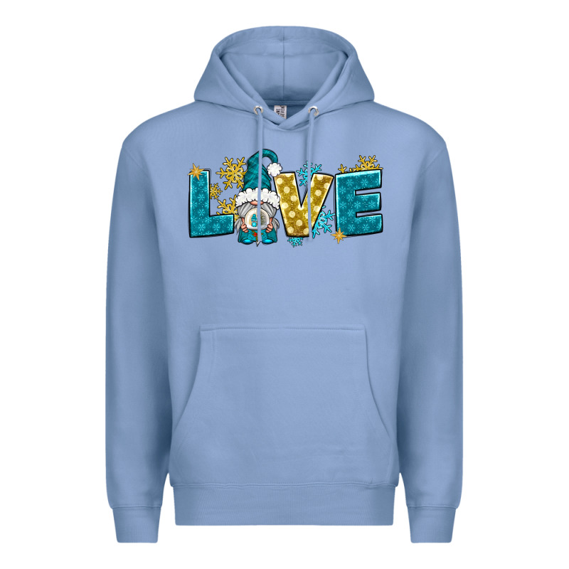 Love Winter Gnome Premium Hoodie by NancyCooperArtShop | Teevron