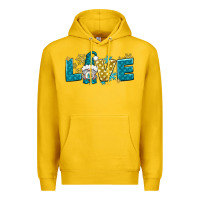 Lemon love winter gnome Premium Hoodie - NancyCooperArtShop