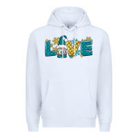 White love winter gnome Premium Hoodie - NancyCooperArtShop