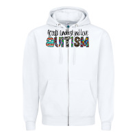 White accept. understand love autism Zipper Hoodie - CowhideDigitalArt