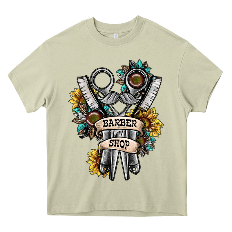 Barber Shop Heavy Core Tee by SublimationCraftShop | Teevron