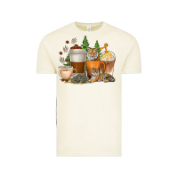Vintage Arctic coffee cups tiger with coffee beans Vintage Tee - texasbilliewilder