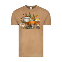 Vintage Camel coffee cups tiger with coffee beans Vintage Tee - texasbilliewilder