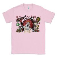 Bubblegum Pink be joy ful Classic Tee - CowhideDigitalArt