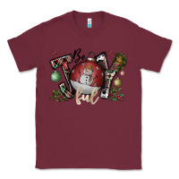 Burgundy be joy ful Classic Tee - CowhideDigitalArt