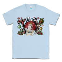 Dusty Blue be joy ful Classic Tee - CowhideDigitalArt