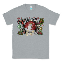 Heather Grey be joy ful Classic Tee - CowhideDigitalArt