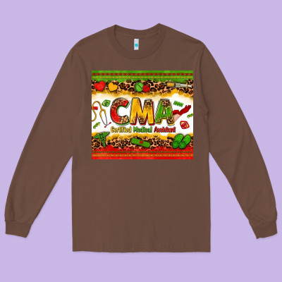Certified Medical Assistant Juneteenth Long Sleeve Tee Designed By Zillion Design Studio