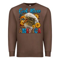 Chestnut God Bless America Premium Sweatshirt - LillyAllenDesigns