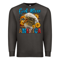 Smoke God Bless America Premium Sweatshirt - LillyAllenDesigns