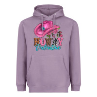Lavender valentines day cowgirl hat and howdy Heavyweight Hoodie - AdoDesignShop