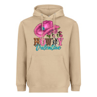 Mushroom valentines day cowgirl hat and howdy Heavyweight Hoodie - AdoDesignShop
