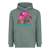 Sage valentines day cowgirl hat and howdy Heavyweight Hoodie - AdoDesignShop