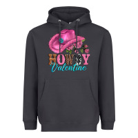 Smoke valentines day cowgirl hat and howdy Heavyweight Hoodie - AdoDesignShop