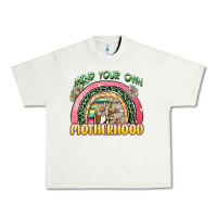 Pistachio mind your own motherhood Urban Heavy Tee - Zillion Design Studio